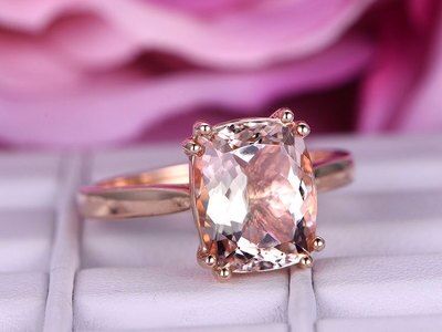 Morganite Wedding Rings, Morganite Jewelry, Pink Morganite Engagement Ring, Handmade Engagement Rings, Morganite Diamond, Gold Anniversary, Morganite Engagement, Pink Morganite, Morganite Engagement Ring