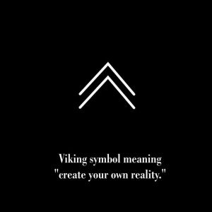 Create Your Own Reality Tattoo, Reality Tattoo, Create Your Own Reality, Create Reality, Small Tattoos With Meaning, The Vikings, Viking Symbols, Tattoo Art Drawings, Finger Tattoos