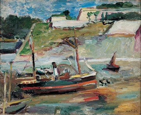 Henri Matisse, Belle Ile (Le Port De Palais), 1896 Speed Art Museum, Matisse Kunst, Matisse Paintings, John Russell, French Paintings, Impressionist Artists, Matisse Art, Le Port, Post Impressionism