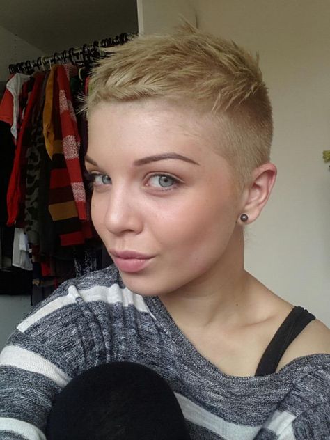 Super Short Pixie, Shaved Pixie, Super Short Haircuts, Very Short Haircuts, Super Short Hair, Very Short Hair, Short Pixie Haircuts, Short Pixie Cut, Short Blonde