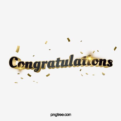 Congratulations With Golden Confetti And Ribbon Graduation Typography, Marriage Biodata Format, Ribbon Font, Graduation Wallpaper, Bio Data For Marriage, Design Balloon, Class Logo, Typography Design Font, Grand Opening Party