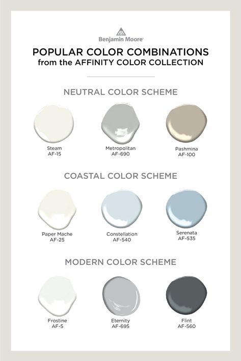 Coastal Colors Benjamin Moore, Benjamin Moore Beach Colors, Benjamin Moore Paint Combinations, Paint Colors For Home Benjamin Moore, Benjamin Moore Affinity Collection, Beach House Paint Colors Interior Benjamin Moore, Neutral Bedroom Paint Colors Benjamin Moore, Benjamin Moore House Color Scheme, Benjamin Moore Coastal Paint Colors