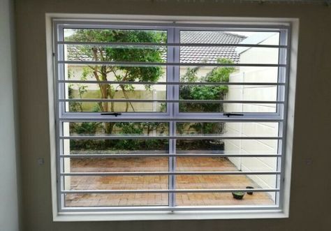 Best window bars – The Prepared Window Security Bars, Home Window Grill Design, Burglar Bars, Window Grill Design Modern, Luxury Windows, Window Bars, Balcony Grill, Balcony Grill Design, Window Security