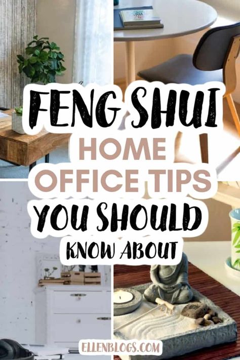 Office Feng Shui Decor, Feng Shui Bedroom With Desk Layout, Office Layout Feng Shui, Fang Shui Office, Business Feng Shui, Feng Shui Color Palette, Set Up Office At Home, Fung Shway Home Office, Feng Shui Office Wall Art