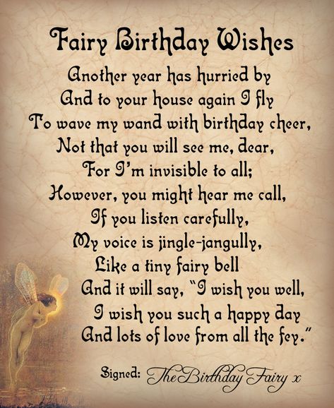 Fairy Birthday Quotes. QuotesGram Fairy Quotes, Childrens Poems, Fairy Lanterns, Birthday Poems, Healing Magic, Fairy Garden Designs, Birthday Cheers, Love Fairy, Quotes By Authors