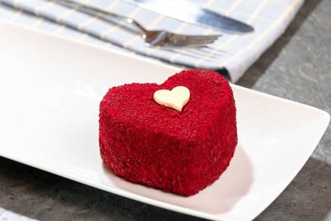 Red velvet bento cake. A small cake in a lunchbox on a gray concrete background. Valentine's Day Cake. Asian food trend. Cute gift for any holiday. We’re only a couple of days away from Valentine’s day and there’s no better way to celebrate than with these mini red velvet cakes #jsyummy #yummy #sweets #js #redvelvet #bentocake #recipe #red #velvetcake #nicerecipe #miniredvelvet #cake #bentocake #images #moistredvelvet #cakeimage #piclunchbox #amazing. Red Velvet Bento Cake, Red Velvet Cakes, Velvet Cakes, Concrete Background, Gray Concrete, Valentines Day Cakes, Bento Cake, Cake Business, Cake Images