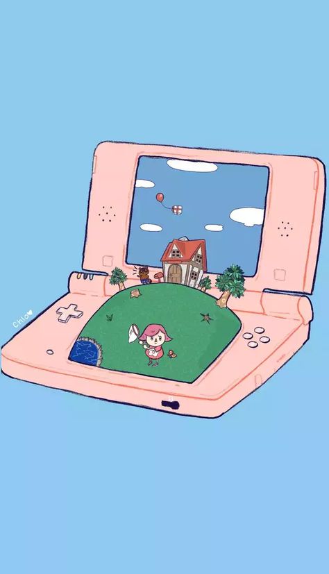 Animal Crossing Art, Playing Animal Crossing, Aesthetic Gaming, Animal Crossing Fan Art, Arte Do Kawaii, Animal Crossing Memes, Blog Art, Nintendo Art, Animal Crossing Game