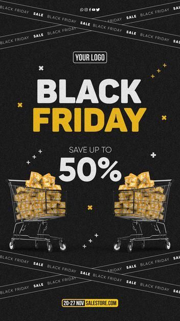 Download this Black friday social media banner template special offer 50 off Premium Psd, and discover more than 17 Million Professional Graphic Resources on Freepik. #freepik #psd #blackfriday #sale #design #shopping #discount Discount Offer Creative Ads, Discount Graphic Design, Black Friday Flyer Design, Black Friday Creative Ads, Black Friday Banner Design, Discount Sale Design, Black Friday Design Ideas, Sale Email Design, Black Friday Email Design