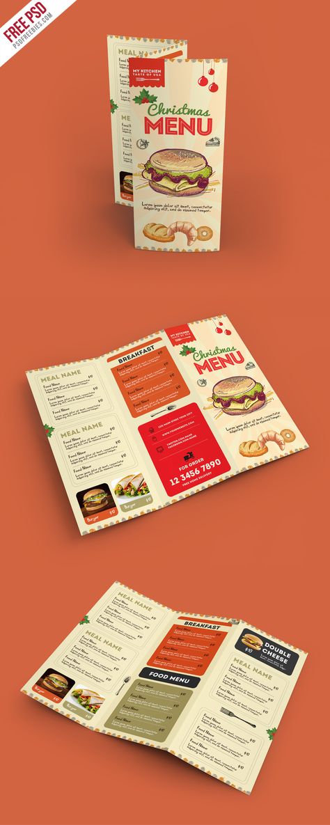 Food Pamphlet Design, Brochure Product Design, Retro Brochure Design, Food Pamphlet Design Creative, Food Brochure Design Ideas, Vintage Brochure Design, Brochure Menu Design, Pamphlet Design For Food, Retro Menu Design