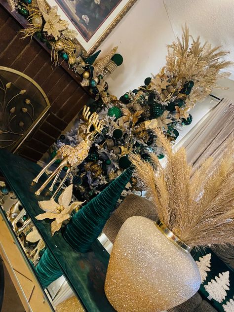 Emerald Green Black And White Christmas Decor, Emerald Green And Black Christmas Decor, Emerald Green Black And Gold Christmas Tree, Emerald Green Black And Gold Christmas Decor, Green Black And Gold Christmas Tree, Black Green And Gold Christmas Tree, White Gold Green Christmas Decor, Emerald And Gold Christmas Tree, Emerald And Gold Christmas Decor