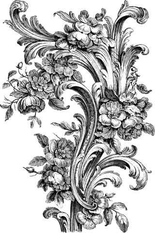 Discover and download free images - Pixabay Baroque Tattoo, Antique Drawing, 16 Tattoo, Scroll Engraving, Filigree Tattoo, Ornament Drawing, Baroque Ornament, French Floral, Carving Designs