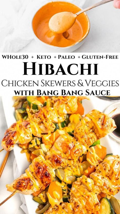 Paleo Menu, Hibachi Chicken, Bang Bang Sauce, Paleo Meal Prep, Kentucky Fried Chicken, Best Paleo Recipes, Whole30 Keto, Magnesium Benefits, Paleo Diet Recipes