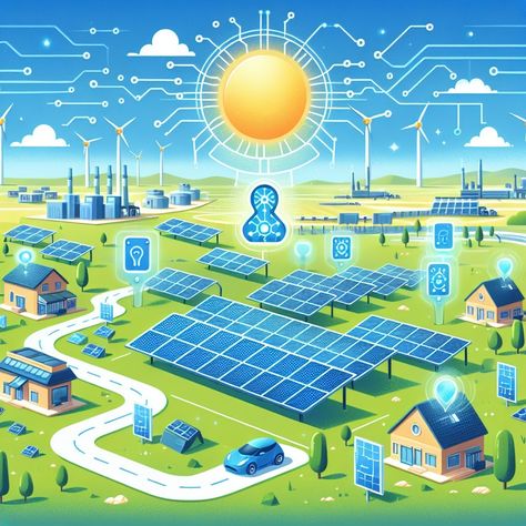 🌞 AI in Solar Energy: AI optimizes solar panel placement and energy distribution. What if AI could make solar power universally accessible? #SolarEnergy #AIRenewables Solar Panel Poster Design, Solar Energy Illustration, Solar Energy Poster, Energy Conservation Poster, Conservation Poster, Solar Energy Design, Science Homework, Future Poster, Fruit Names