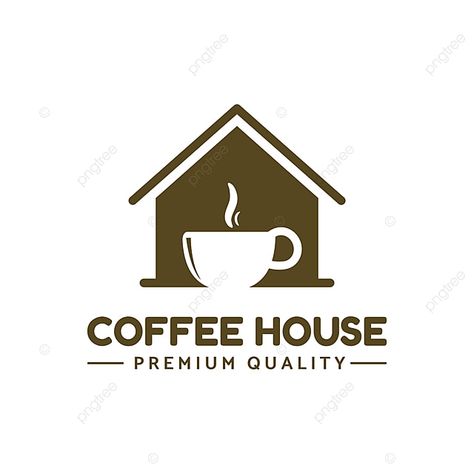 Coffe Logos Design, Logo Kopi Coffee Shop, Coffee Shop Logo Design Ideas, Coffee House Logo Design, Coffeeshop Logo, Real Estate Logo Design Ideas, Coffee House Logo, Logo Coffee Shop, House Coffee Shop