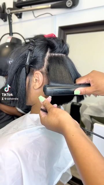 How To Flat Iron Short Hair, Flat Irons For African American Hair, Eap Heat Flat Iron, Best Flat Iron African Americans, Flat Iron Styles For Black Women, Flat Iron Natural Hair Black Women, Flat Iron Hair Styles For Short Hair, Medium Flat Iron Hair Styles, How To Flat Iron Natural Hair