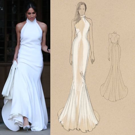 Halterneck Wedding Dress, Frogmore House, Meghan Markle Dress, Estilo Meghan Markle, Princ Harry, Meghan Markle Wedding Dress, Sussex Wedding, Meghan Markle Wedding, Second Wedding Dresses