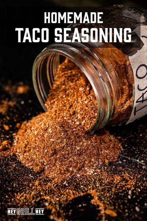 My Homemade Taco Seasoning is a rich blend of herbs and spices sure to elevate your ground beef and fish tacos, and so much more. Wow at your next family Taco Tuesday with this killer secret ingredient. Bbq Rub Recipe, Make Taco Seasoning, Hey Grill Hey, Flavored Cream Cheeses, Homemade Taco Seasoning Recipe, Recipes With Flour Tortillas, Taco Seasoning Recipe, Spice Mix Recipes, Seasoning And Spice