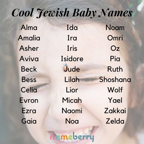 Cool Jewish names reflect cultural and/or religious heritage — and there are so many great options! From biblical Hebrew names to gentile names adopted by the Jewish community, see our favorite cool Jewish baby names. Click through for more! #babynames #jewishnames #jewishbaby #jewish #hebrewnames Hebrew Names Boys, Jewish Boy Names, Jewish Names, Jewish Baby Names, Hebrew Boy Names, Hebrew Girl Names, Interesting Names, Cottagecore Baby, Names Character