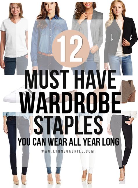 12 Must Have Wardrobe Staples You Can Wear All Year Long. Build your wardrobe with clothing pieces that aren't just seasonal and trendy but functional and still stylish no matter what season. Must Have Pieces In Wardrobe, 2023 Wardrobe Staples, Must Have Women Wardrobe, Plus Size Capsule Wardrobe Spring 2023, Spring Must Haves 2023, Basic Must Have Clothes, Spring Outfits 2023 Trends Women, Plus Size Spring Fashion 2023, Staple Clothes