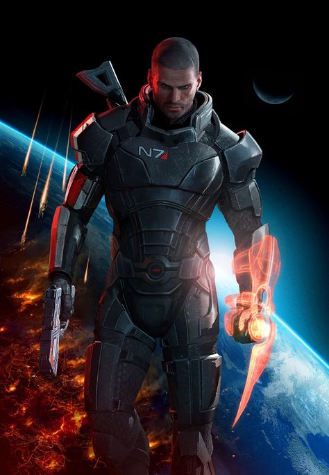 Commander Shepard  (Bioware, 2014) Mass Effect Tattoo, Mass Effect Characters, Mass Effect 1, Mass Effect Universe, Mass Effect Art, Mass Effect 3, Commander Shepard, Video Games Xbox, Xbox 360 Games