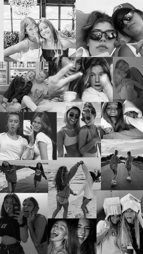 Friend Collage Wallpaper, Friends Collage Aesthetic, Wallpaper With Friends, Bff Collage, Best Friend Photo Collage, Best Friend Collage, Friend Collage, Collage Friends, Friends Collage