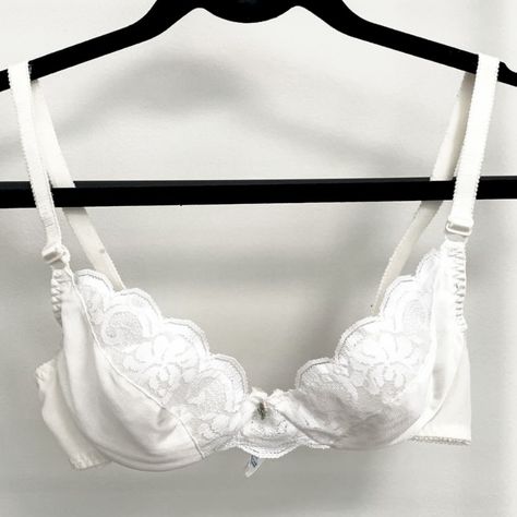 vintage white embroidered lingerie bra | acs White Bra Aesthetic, Cute Bras Aesthetic, Coquette Bra, Bra Outfit, Lacy Bra, Pretty Bras, Cute Bras, Lingerie Bra, Cute Lingerie