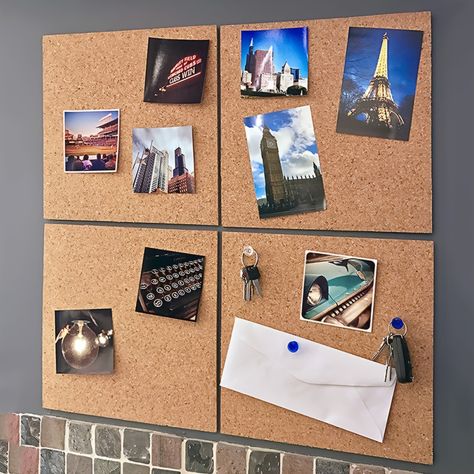 Faster shipping. Better service Cork Board Tiles, Pin Board Ideas, Radiator Shelf, Office Memo, Photo Wall Display, Cork Tiles, Decorative Boards, Umbrella Lights, Dish Rack Drying