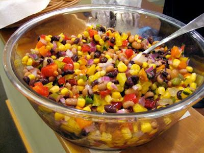 Made this as a 4th of July side dish and it was one of the biggest hits of the night!!! Everyone loved it and ate it with their lunches and dinners for the next two days! Cowboy Caviar - looks like a good summer salad YUM! Cooler Snacks, Mexi Corn, Mexican Caviar, Cowboy Salsa, Cowboy Recipes, Anti Pasta, Sweet Salsa, Texas Caviar, Caviar Recipes