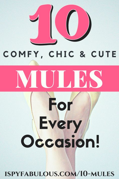 Who loves mules? Me! Me! Me! They're part-shoe, part-sandal, part-slide, part-slipper - so, basically, they're a super-shoe! With everything from shearling mules to embellished mules, you'll be set with a pair of mules for every event! 10 gorgeous options to keep you comfy and chic all winter long. #ad #shoes #shoelover #thatsdarling How To Wear Mules, Full Body Weight Workout, Urban Bags, Goals In Life, Me Me Me, Shoes Quotes, Fashion Goals, Comfy Chic, Career Woman