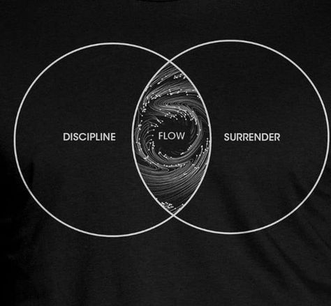 discipline flow surrender Flow State, Venn Diagram, E Mc2, Carl Jung, Shadow Work, My Opinions, Sedona, Spiritual Awakening, The Words