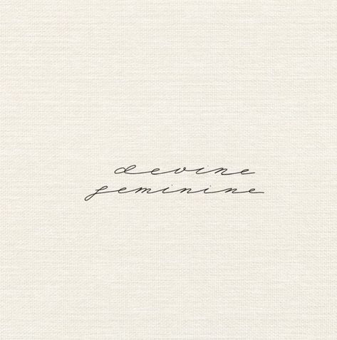 Divina Tattoo Word, Devine Feminine Tattoo Words, Devine Femine Tattoo, Divine Cursive Tattoo, Divine Tattoo Word Cursive, Heavenly Tattoo Word, French Word Tattoos For Women, Tattoo Font Cursive, Devine Feminine Tattoos