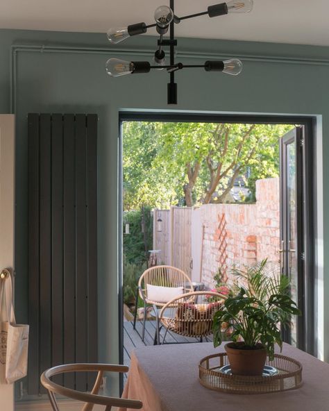 Dining Room Makeover, Small Window, Chimney Breast, Contemporary Farmhouse, Small Windows, Paint Colours, Kitchen Diner, The Deck, House Goals