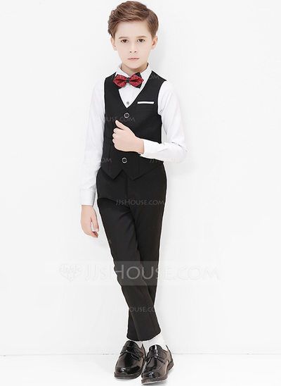 [US$ 80.00] Boys 4 Pieces Classic Ring Bearer Suits /Page Boy Suits With Shirt Vest Pants Bow Tie (287204947) Mafia Wedding, Ring Bearer Suit, Shirt Vest, Indian Wedding Decorations, Vest Shirt, Ring Bearer, Classic Ring, Color Swatches