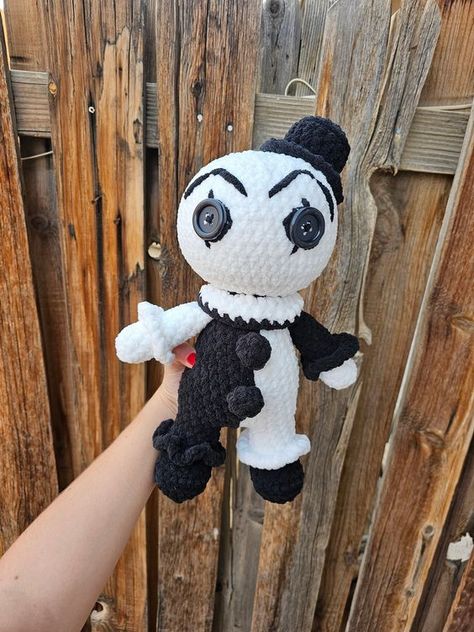 Soft Crochet Terrifying Horror Art Clown Plush DIY crochet toys #diycrochettoys #crochet #crochettoy #crochettoys 3.259 Horror Plushies, Clown Crochet, Clown Crochet Pattern, Clown Plush, Plush Diy, Terrifier 2, Art The Clown, Diy Crochet Toys, Diy Christmas Presents