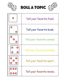 This is a fun, 4 page packet to help inform teachers on their new students and to aid in the transition back in to school for the children. There is an interactive dice game where the students will roll a die and share different favorite things, hopefully finding something in common with other stu... Ice Breaker Games For Adults, Back To School Photos, Get To Know You Activities, High School Activities, Games For Adults, Icebreaker Activities, Ice Breaker Games, Preschool Graduation, Ice Breaker