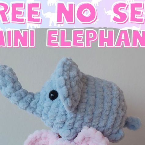 Nooks Hooks on Instagram: "Tadaaa ✨️ pattern release time! This mini no-sew elephant is my new favorite mini! 🐘 The printable pdf version is also available on my etsy for under 2 euros! BIGGEST thank you to my amazing testers: @sweetbeacrochet @mellyinspiredcrochet @madi.tries.art @rachelswoolycreations @my_hookstore @emilys_crochet.corner #cute #pattern #crochet #freepattern #nosew #nosewpattern" Keychain Crochet Free Pattern, Crochet Elephant Pattern Free, Crochet Projects To Sell, Crochet Elephant Pattern, Crochet Animals Free Patterns, Crochet Design Pattern, Crochet Elephant, Beginner Crochet Projects, Crochet Amigurumi Free