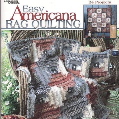 Rag Quilting, Rag Quilt Tutorial, Rag Quilt Patterns, Quilt Book, Baby Rag Quilts, Rag Quilts, Denim Quilt, Leisure Arts, Wall Quilts