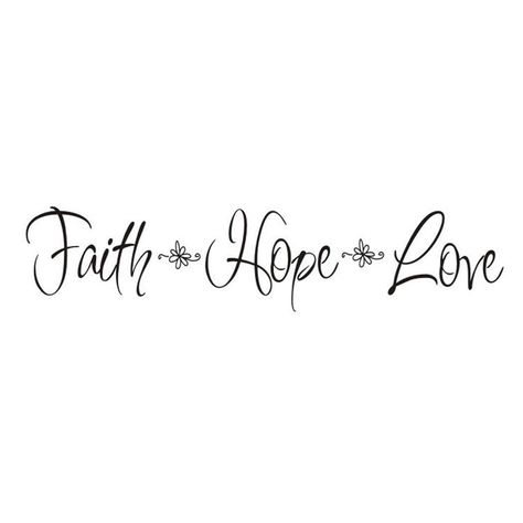 Faith Hope Love Symbol, Faith Hope Love Tattoo, Faith Tattoo, Christian Shirts Designs, Words Of Wisdom Quotes, Cool Small Tattoos, Faith In Love, Faith Hope Love, Hope Love