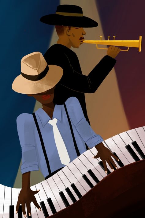 black man,blues,piano,keyboard,wind instrument,jazz,music,player,musical instrument Music Images Art, Music Instruments Illustration, Musical Instruments Illustration, Instrument Illustration, Piano Illustration, Jazz Music Art, Arte Jazz, Blues Piano, Piano Art