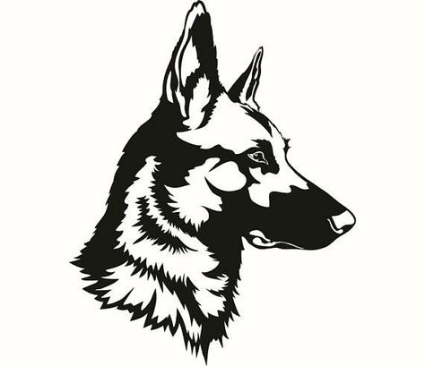 K9 Handler Tattoo, German Shepherd Tattoo Design, German Shepard Tatoos, Malinois Illustration, Traditional German Shepherd Tattoo, K9 Tattoo, Shepard Tattoo, Dog Logos Ideas, Sheepdog Tattoo