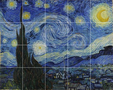 Starry Night Colored Pencil, How To Draw Starry Night Step By Step, How To Paint Starry Night Step By Step, Starry Night Van Gogh Original, How To Draw Starry Night, How To Paint Starry Night, Starry Night Painting Tutorial, Starry Night Step By Step, Starry Night Inspired Art