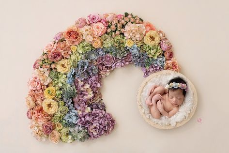 Photoshoot With Props, Rainbow Baby Photography, Studio Baby Photography, Baby Photography Poses, Monthly Baby Photos, Newborn Baby Photoshoot, Photoshoot Props, Baby Props, Newborn Shoot