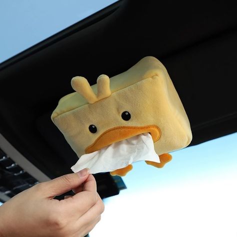 Tissue Holder For Car, Kawaii Car, Car Tissue Holder, Pink Car Accessories, Tissue Storage, Car Deco, Cute Mask, Cool Car Accessories, Car Essentials