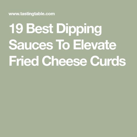 19 Best Dipping Sauces To Elevate Fried Cheese Curds Best Dipping Sauces, Calabrian Chili Paste, Cheese Curd, Fried Cheese Curds, Fried Cheese, Horseradish Cream, Russian Dressing, Calabrian Chili, Dipping Sauces