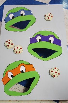 Teenage Party Games, Turtles Birthday Party Ideas, Ninja Turtles Birthday Party Ideas, Teenage Mutant Ninja Turtles Birthday, Ninja Turtle Theme, Ninja Turtles Birthday, Mutant Ninja Turtles Party, Turtle Birthday Parties, Turtle Theme