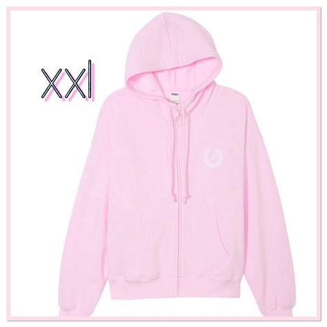 Spring Orchid Full Zip Fleece Hoodie From The Ivy Logo Collection Cozy Oversized Fit 30” Body Length Adjustable Hood With Draw Cord Side Pockets ** Last Few The Matching 2pc Crew Sweatshirt & Pants Also Listed ** Bundle & Save** Victoria Secret Pink Sweatshirts, Vs Pink Hoodie, Pink Hoodie Victoria Secret, Body Suit With Shorts, Cowl Neck Sweatshirt, Quarter Zip Sweatshirt, Sweatshirts Online, Half Zip Pullover, Pink Hoodie