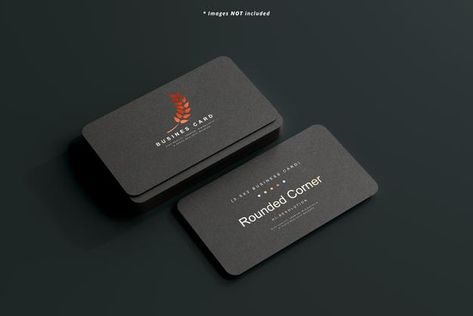 Visiting Card Mockup, Black Business Card Mockup, Card Mockup Free, Round Business Cards, Embossed Business Cards, Foil Business Cards, Square Business Cards, Stylish Business Cards, Business Card Mockup