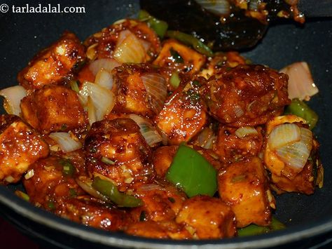 Chilly Paneer, Paneer Chilli Dry, Chili Paneer, Easy Chilli, Chilli Paneer, Paneer Dishes, Paneer Recipe, Chilli Recipes, Paneer Recipes