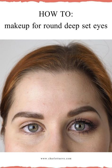 How to do makeup for round deep set eyes? Charing my tips and techniques! #roundeyes #deepseteyes #makeuptutorial #makeuptips #eyeshadow #eyeshadowtips #roundeyesmakeup #deepseteyesmakeup #beautyblog #makeup Small Deep Set Eyes Makeup, Round Deep Set Eyes Makeup, Small Round Eyes Makeup, Eyeshadow Deep Set Eyes, Round Eyes Eyeshadow, Round Eyes Makeup Tutorial, Eyeshadow Round Eyes, Eyeliner Deep Set Eyes, Eye Makeup For Deep Set Eyes