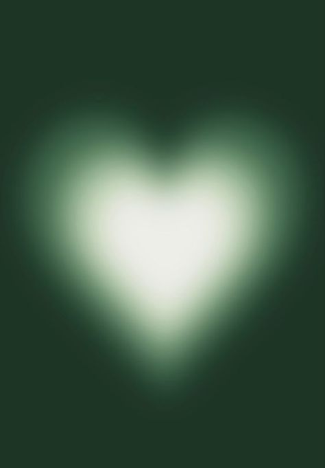 Green Wallpaper Emerald, Green Blurry Heart Wallpaper, Emerald Green Heart Wallpaper, Green Faded Heart Wallpaper, Green Blurry Heart, Green Blurry Wallpaper, Green Blurry Aesthetic Wallpaper, Aesthetic Wallpaper Green Dark, Dark Green Heart Wallpaper